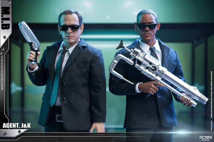 PCTOYS PC022 メン・イン・ブラック Agent J K 1/12 PCTOYS 1/12 PC022 MIB Agent J & K アクションフィギュア 3種